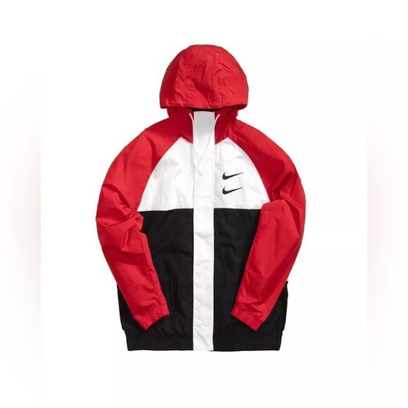 MENS Nike Sportswear Windrunner Hooded Swoosh Jaket CJ4888 Size Small MSRP $200 - Picture 4 of 6